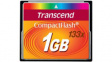TS1GCF133 CompactFlash Card 1 GB, 50 MB/s, 20 MB/s