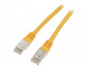 52316 Patch cord; S/FTP; 6a; однопров; CCA; PE; желтый; 3м; 26AWG