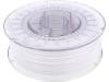 PETG 2,85 WHITE, Филамент: PET-G; белый; 1кг; 220-250°C; ±0,05мм; 2,85мм, DEVIL DESIGN