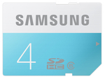 MB-SS04D/EU, SDHC Card Standard 4 GB, Samsung