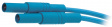 MLS GG 100/1 BLUE Безопасный измерительный вывод ø 4 mm синий 100 cm CAT III