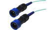 PXF4055CAE FO cable 50/125um OM3 LC/LC 100 m Aqua