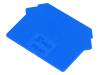 PS-N1 A41-8116 Концевая планка; Назначение: ZUG; синий; Шир:1мм; полиамид