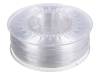 PETG-1.75-TRANSPARENT, Филамент: PET-G; 1,75мм; прозрачный; 220?250°C; 1кг; ±0,05мм, DEVIL DESIGN