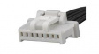15133-0801 Pico-Clasp-to-Pico-Clasp Off-the-Shelf (OTS) Cable Assembly Single Row 100.00mm Length 8 Circuits White