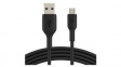 CAB005BT1MBK Cable USB-A Plug - USB Micro-B Plug 1m Black