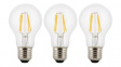 142720 LED Bulbs, 3 Pieces 6W 230V 2700K 806lm E27 105mm