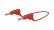 66.9407-02522 Safety Test Lead 2mm Red Nickel-Plated