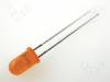 L-53ED LED; 5мм; оранжевый; 8?30мкд; 60°; 20мА; 2?2,5В