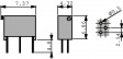 3266X-1-253LF Многоповоротный потенциометр Cermet 25 kΩ линейный 250 mW