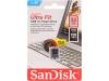 SDCZ430-032G-G46, Флешка; USB 3.0; 32ГБ; 130МБ/с; Серия: Ultra Fit, Sandisk