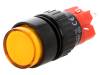 V16Y-11Z-230O Переключатель: кнопочный; 2; SPDT; 3A/250ВAC; 2A/24ВDC; оранжевый