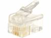 5-641334-2 Вилка; RJ9; PIN:4; Кат:3; позолота; Конфиг.выводов:4p4c; 28?26AWG