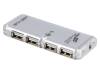 68879, Hub USB; USB 1.1,USB 2.0; белый; Кол-во портов:4; 480Мбит/с, Goobay