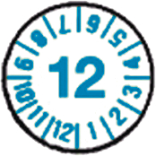 PRP-08-10-BL-16 [20 шт], Test stickers blue 2016 PU=20 ST, Marking