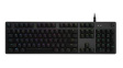 920-009370 Gaming Keyboard, G512, US English with €, QWERTY, USB, Cable