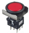 LBW6L-A1T64R Кнопочный переключатель с подсветкой 2CO 5 A 30 В / 125 В / 250 В IP65