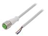 7014-12221-2140300, Соединительный кабель; M12; PIN: 4; прямой; 3м; вилка; 250ВAC, MURRELEKTRONIK