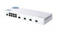 QSW-M408S Ethernet Switch, RJ45 Ports 8, Fibre Ports 4SFP+, 10Gbps, Managed