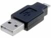 CA416-PB, Адаптер; USB 2.0; вилка USB A, вилка micro USB B; никелированные, VCOM