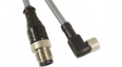 DR04GW101 SL357 Sensor Cable M12 Plug M8 Socket 3 m 2.2 A 36 V