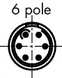 PHG.0B.306.CLLD52 Гнездовой кабельный разъем серии B, 6-полюсный Число полюсов=6