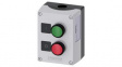 3SU1802-0AB00-2AB1  Control Station with 2 Pushbutton Switches, Green, Red, 1NC + 1NO, Screw Termina