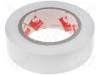 SCAPA-2702-15X10 white, Лента: электроизоляционная; W:15мм; L:10м; D:0,13мм; 180%; 1,8Н/cм, Scapa