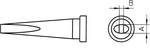 LT KHS, Soldering tip Chisel shaped 1.2 mm, Weller