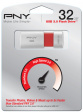 FD32GBWAVE30-EF USB Stick Wave Attaché 32 GB белый/красный