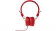 HPWD1100RD Wired On-Ear Headphones 1.2m Round Cable Red