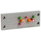 KEL-DPZ 24/32 ATEX, Cable entry plate ATEX 147 x 58 mm IP66 Ex No. of leads=32, Icotek