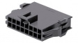 201444-1204 Nano-Fit, Plug Housing, 4 Poles, 2 Rows, 2.5mm Pitch