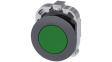 3SU10600JA400AA0 SIRIUS ACT Push-Button front element Metal, matte, green