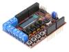 CHIPKIT BASIC I/O SHIELD, Дочерняя плата; винтовые клеммы, штыревое гнездо; Кол-во диод:8, Digilent