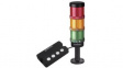 649.000.03 Stacking Beacon, Wall Mount/Pole Mount, Red/Yellow/Green, KombiSIGN 72, 230VAC