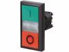 3SB3101-8DC21, Переключатель: двойной; 1; 22мм; красный/зеленый; IP65; -25?70°C, Siemens