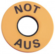 61-9970.1 Знак «NOT-AUS» ø 43 mm