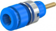 65.9194-23 Safety Socket 2mm Blue 10A 600V Gold-Plated