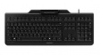 JK-A0400EU-2 Secure Keyboard 1.0 with Built-In RF / NFC Card Reader, LPK, EU US English with 
