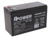 BPL 7,2-12, Аккум: свиноцово-кислотный; 12В; 7,2Ач; AGM; необслуживаемый, BPOWER