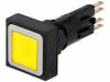 Q25LTR-GE/WB Переключатель: кнопочный; 2; 16мм; желтый; лампочка; 24В; -25?70°C