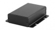 1455CF801BK Enclosure with Integrated Flanges, Extruded Aluminium, 80x74x22.93mm, Black Anod