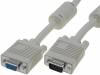 AK-310203-030-E, Кабель; вилка D-Sub 15pin HD, гнездо D-Sub 15pin HD; серый; 3м, ASSMANN