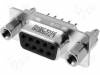 L77SDEH09SOL2RM8, Гнездо; D-Sub; PIN:9; "мама"; с винтом с внутренней резьбой; THT, Amphenol