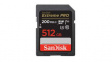 SDSDXXD-512G-GN4IN Memory Card, 512GB, SDXC, 200MB/s, 140MB/s