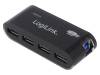UA0170, Hub USB; USB 1.1,USB 2.0,USB 3.0; PnP; Кол-во портов:4; 5Гбит/с, LOGILINK