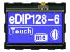 EA EDIP128B-6LWT Дисплей: LCD; графический; STN Negative; 128x64; голубой; LED