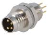 T4042014041-000 Разъем: M8; "папа"; PIN:4; на панель, гайка сзади; гнездо; 30В; IP67