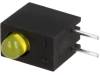 L-710A8CB/1YD LED; в корпусе; Кол-во диод:1; 3мм; THT; желтый; 6-15мкд; 40°